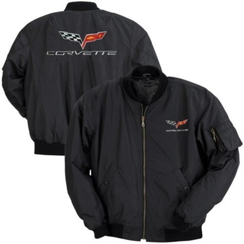 Motociclismo, Chaqueta De Aviador Corvette Con Logotipo C6: 