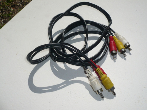 Cable Rca A Rca 3x3 Macho Audio Video Tv Led Dvd Lcd