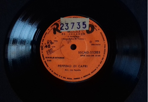 Single Peppino Di Capri - El Jugador