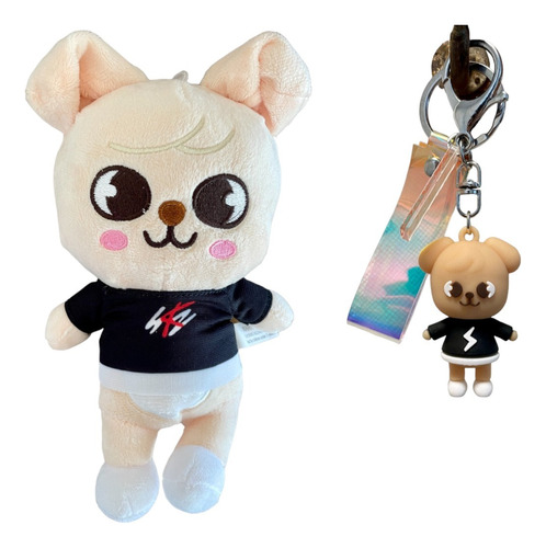 Pack Peluche + Llavero Puppym Skzoo- Stray Kids 