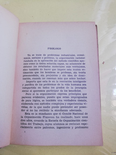 La Organización Cientítifica Del Trabajo Juan Pablo Palewski (Usado)