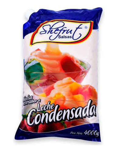 Leche Condensada Bl 4000g Shefrut Cj 4 - g a $12