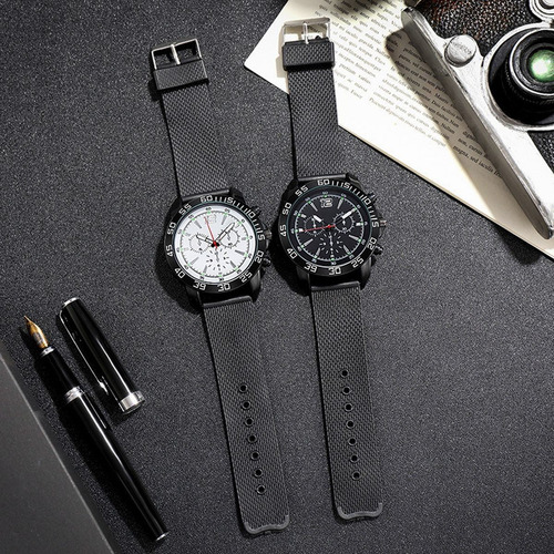 Imagen 6 de 6 de Reloj Hombre Elegante Correa Análogo Digital Luminoso
