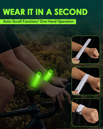 Ja Brazalete Led Recargable, Equipo Reflectante For Correr