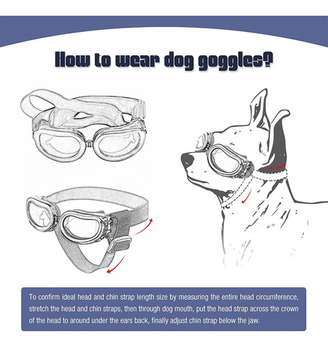 / Lentes De Protección Ocular Para Perros Pequeños