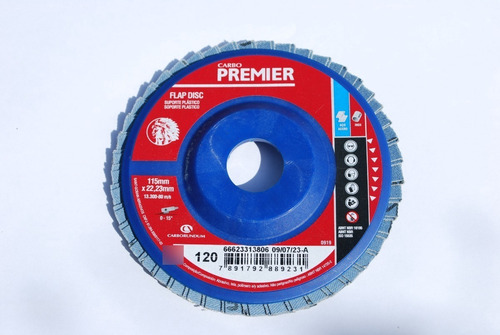 Disco Flap Carborundum Grano 120 115mm