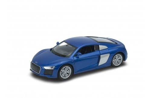 Welly Audi R8 V10 Azul Metal Escala 1/34 43712cw