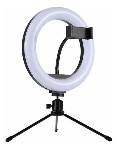 Luz Ring Light 8 Pol Tripé De Mesa Suporte Para Celular