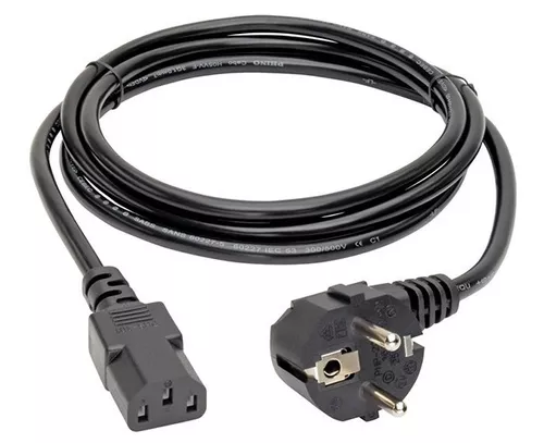 SISTART  Cable de poder PC o Americano a con terminal Schuko