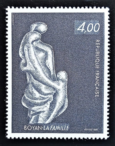 Francia Arte, Sello Yv 2234 Escultura 1982 Mint L17391