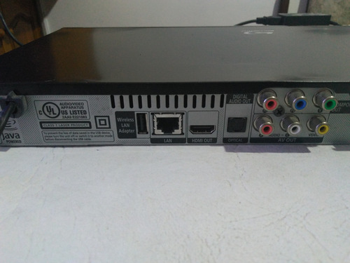 Reproductor Blue-ray Samsung Bd 6500 C/ctrl Rem Funcionando Negro (Usado)