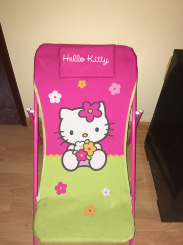 Silla Reposera De Hello Kitty Infantil