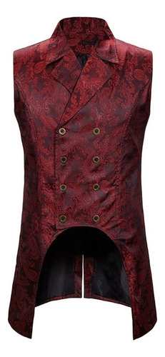 Men's Jacket With Double Botonadura Gothic Steampunk Style