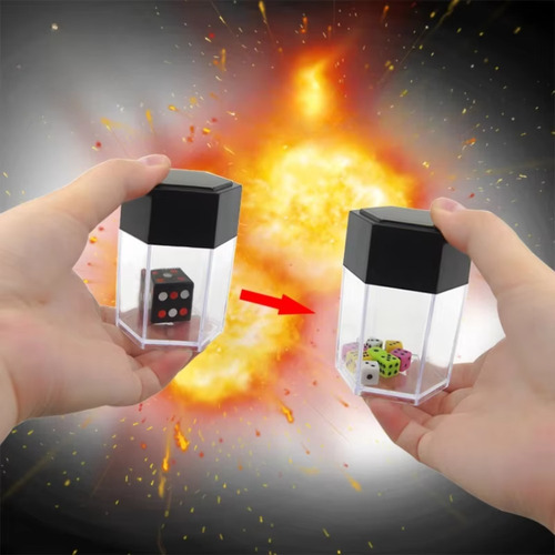 Juguetes De Truco Mágico Con Dados Explosivos, 1 Pieza