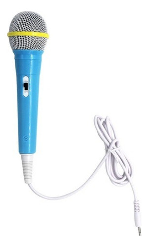 Microfono Infantil Con Cable 1.5 Metros Con Ficha Plug 3.5mm