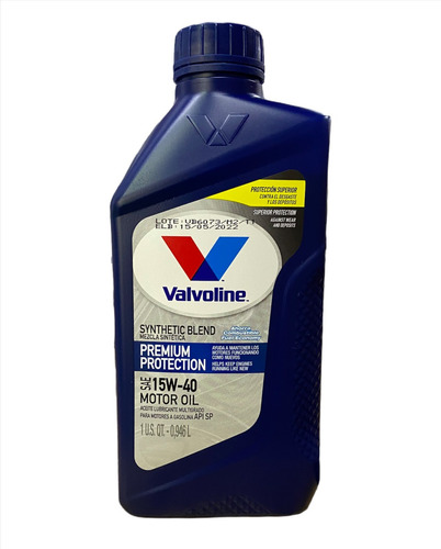 Aceite Semisintetico 15w40 Valvoline Tienda Fisica