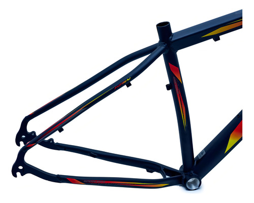 Quadro Bicicleta Spotlight Aro 29 Alumínio Mtb - Krw Cor Preto/amarelo E Vermelho