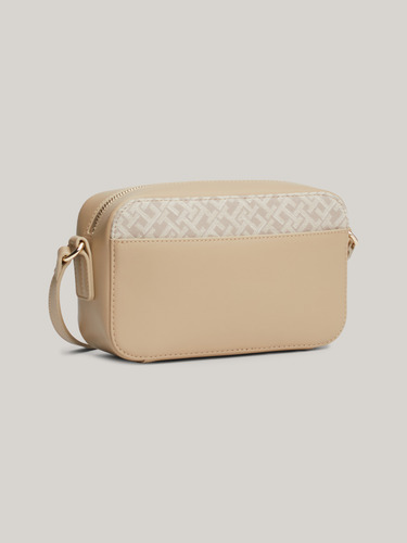 Bandolera Jacquard Monogram Beige Tommy Hilfiger