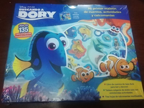 Buscando A Dory Disney Maletín Stickers Libro Cuento Activid