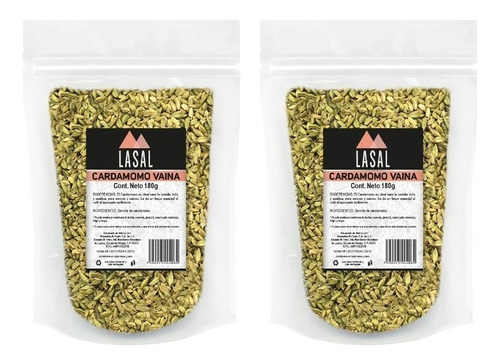 Cardamomo Vaina 180 Gramos 2 Piezas