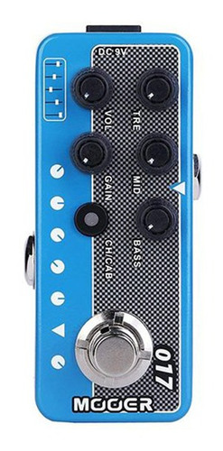 Pedal Mooer Preamp Cali-mkiv M017 Micro Para Guitarra