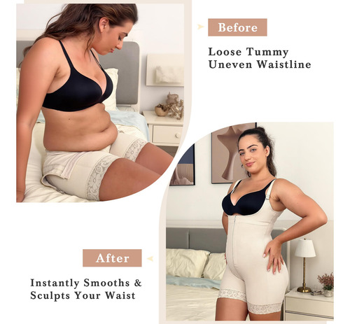 Fajas Para Mujer Con Control De Abdomen Fajasbody Shaper