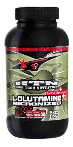 Htn L-glutamina Micronizada 150gr Extra Recuperación 100%