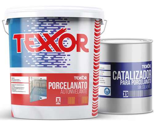 Porcelanato Líquido Kit 30 Kg Epoxi Transparente Piso Texxor Acabado Brillante