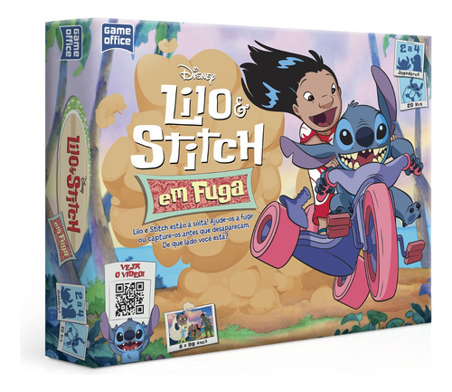 Jogo de tabuleiro Lilo & Stitch Em Fuga Game Office