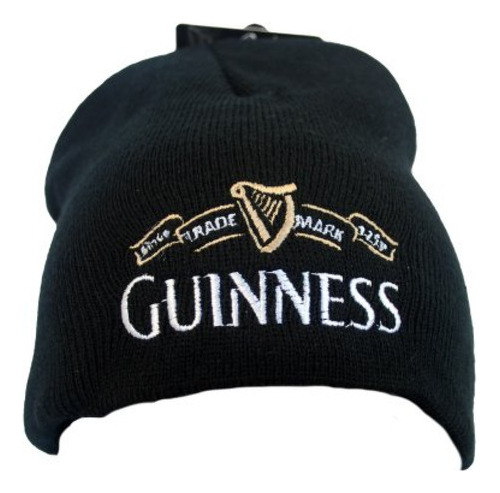 Gorro Guinness Con Logotipo De Marca Blanca, Color Negro