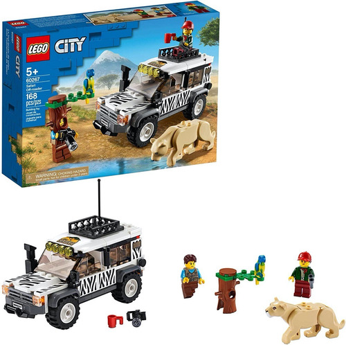 Kit De Construcción Lego City Safari Todoterreno 60267 +3