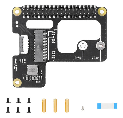 Placa De Expansión Ssd X1000 Para 5 Pcie A M.2 Nvme 2242-223