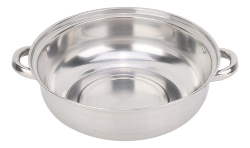Panela De Aço Inoxidável Steamer De 27 Cm/11 Polegadas, Pane