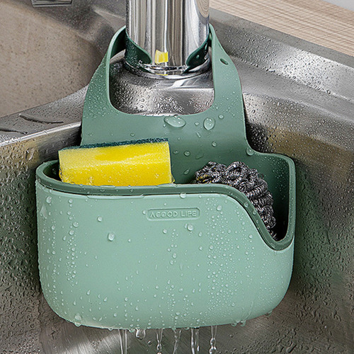 Esponja P Sink Caddy Sponge Con Orificio Para Colgar Grifos