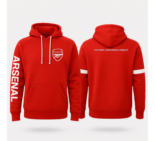 Buzo Canguro Con Capucha - Arsenal