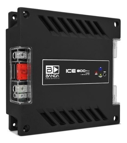 Módulo Amplificador Banda 800w Rms 1 Canal 1 Ohm Cor Preto