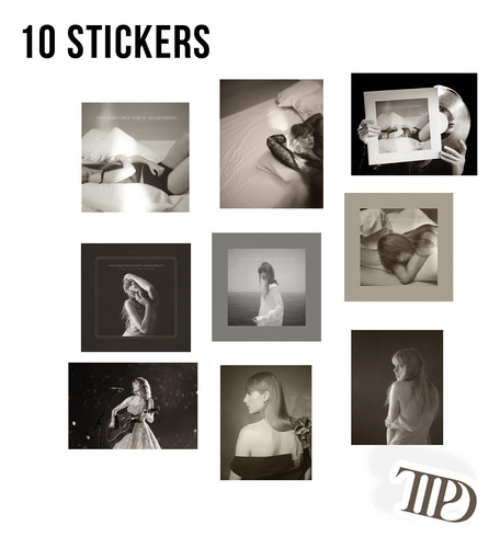 Poster + Stickers + Polaroid Taylor Swift Ttpd Nuevo Álbum