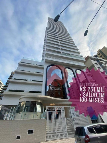 Imagem 1 de 16 de Apartamento Com 2 Dormitórios À Venda, 103 M² Por R$ 655.000 - Canto Do Forte - Praia Grande/sp - Ap3146