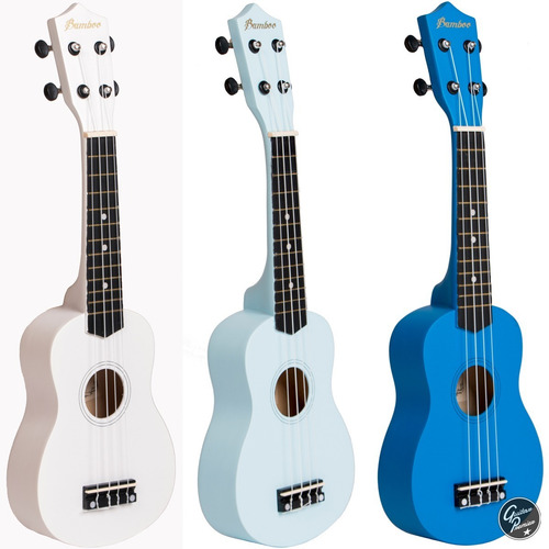 Imagen 8 de 10 de Pack Ukelele Electroacustico Soprano Colores Afinador Funda
