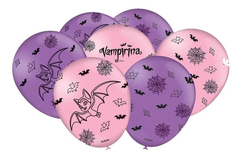 Bexiga Vampirina Decoração Para Festa 25 Unidades