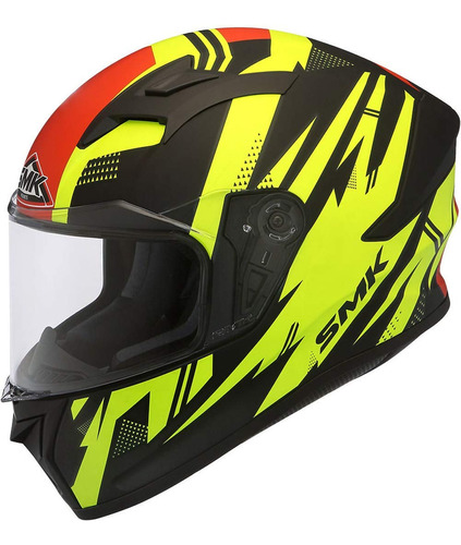 Casco Moto Smk Stellar Trek Ma243 Integral Certificado