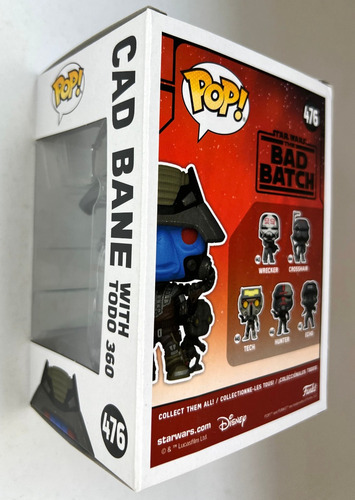 Funko Pop Cad Bane Todo 360 476 Star Wars Exclusivo Bad Batc