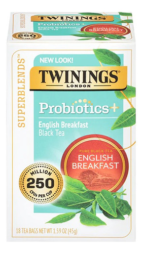 Te Twinings English Breakfast Con Probioticos 18 Bolsitas