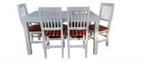 Comprar Mesa Asia 1,40 Laqueada Mas 4 Sillas Laqueadas Y Tapizadas