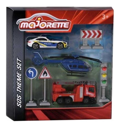 Conjunto De Veiculos Miniatura Sos Theme Majorette