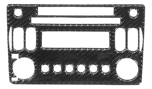 Carbon Fiber Radio Cd Panel Frame For Nissan 350z