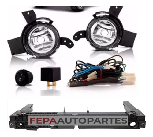 Kit Faros Auxiliares Antinieblas Ford Ecosport 08 / 12 Tdci