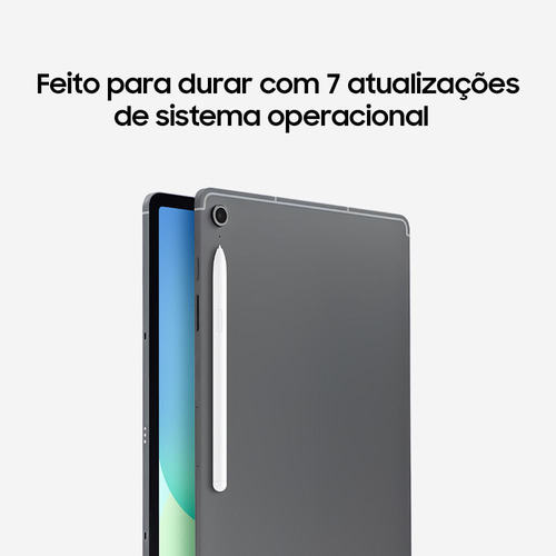 Tablet Samsung Galaxy Tab S10 Fe+ Wifi, 128gb, 8gb, Tela 13.1 90hz, S Pen E Capa Inclusas - Cinza