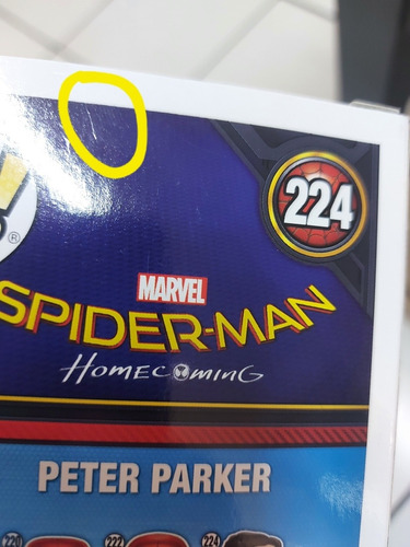 Funko Pop Peter Parker 224 Homecoming Spider-man