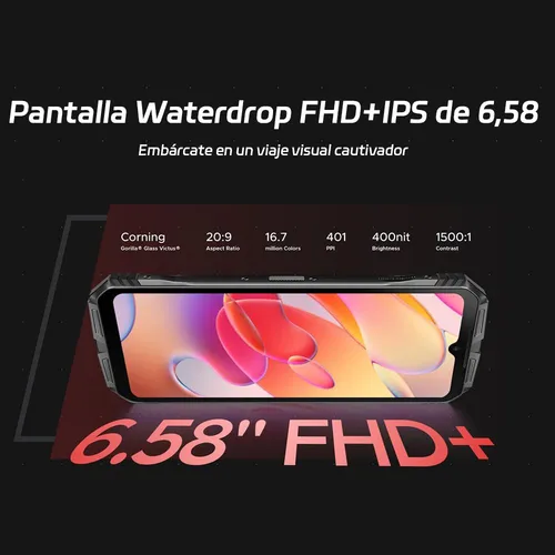 Teléfono Inteligente Robusto Doogee S Cyber 4g De 20 Gb (8+1